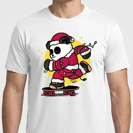 Férfi Imperial póló - Télapó panda