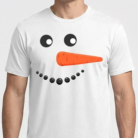 Férfi Imperial póló - Hóember arc