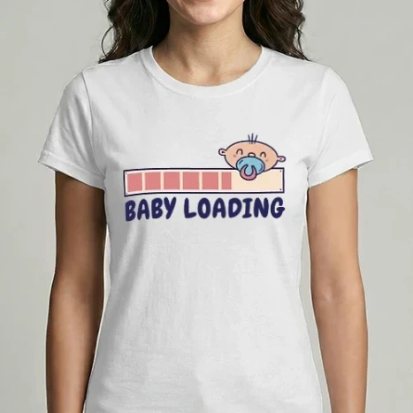 Női Imperial póló - Baby loading