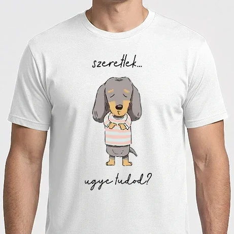 Férfi Imperial póló - Tacsi - szeretlek... ugye tudod?