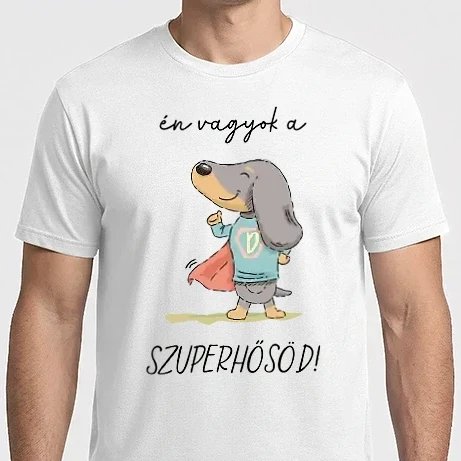Férfi Imperial póló - Tacsi - én vagyok a szuperhősöd!
