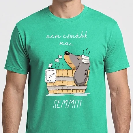 Férfi Imperial póló - Tacsi - ma nem csinálok semmit!