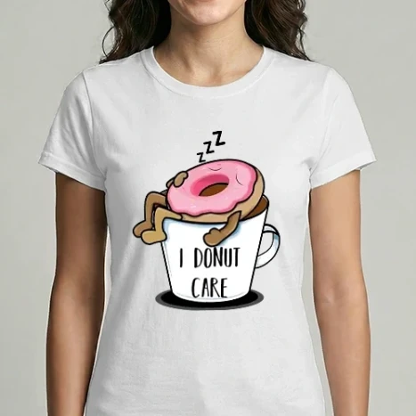 Női Imperial póló - I DONUT CARE