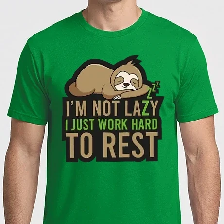 Férfi Imperial póló - Lazy sloth