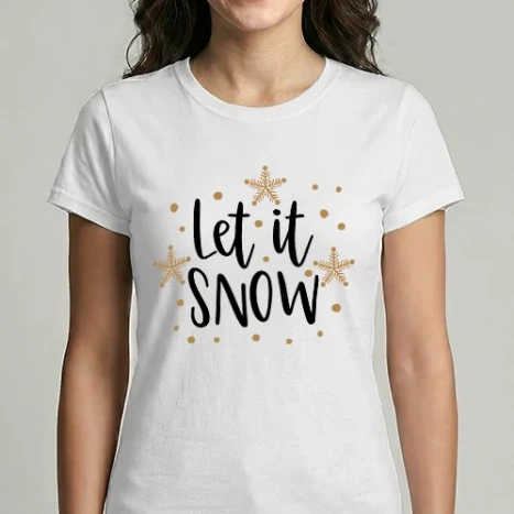 Női Imperial póló - Let it Snow
