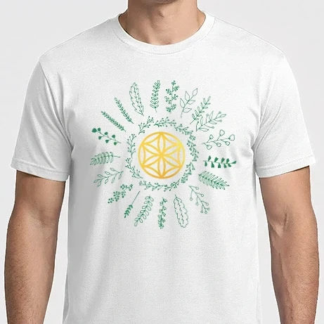 Férfi Imperial póló - Levél Mandala