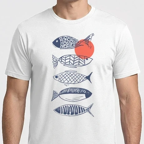 Férfi Imperial póló - Fish