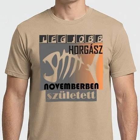 Férfi Imperial póló - legjobb horgász  NOVEMBER