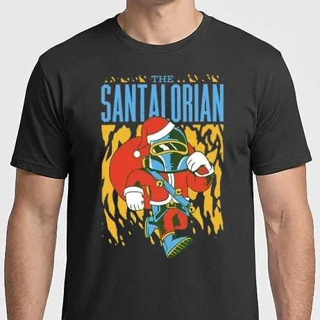 Férfi Imperial póló - Télapó Mandalorian