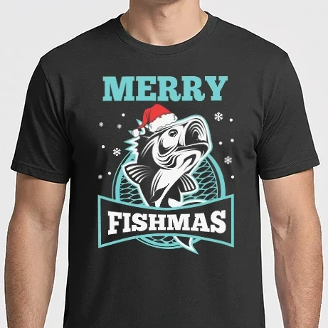 Férfi Imperial póló - Merry fishmas