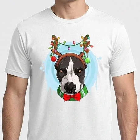 Férfi Imperial póló - Karácsonyi Pitbull