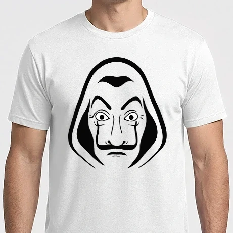 Férfi Imperial póló - Nagy pénzrablás - Dali maszk