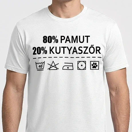 Férfi Imperial póló - 80% pamut 20% kutyaszőr