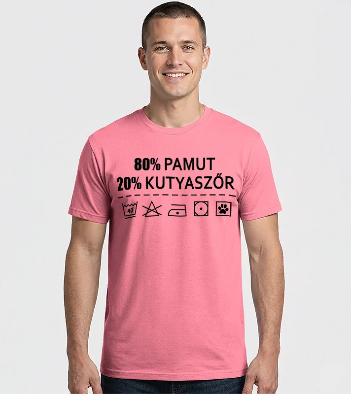 80% pamut 20% kutyaszőr – Férfi Imperial póló