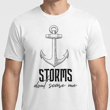 Férfi Imperial póló - Storms Don't Scare Me - A vihar nem ijeszt meg