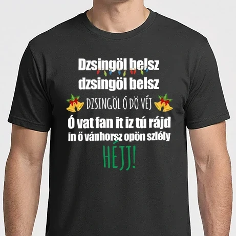 Férfi Imperial póló - Dzsingöl belsz karácsony