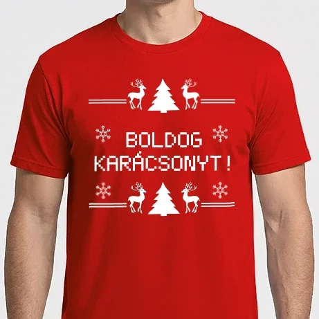 Férfi Imperial póló - Boldog karácsonyt!