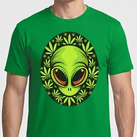 Férfi Imperial póló - UFO weed