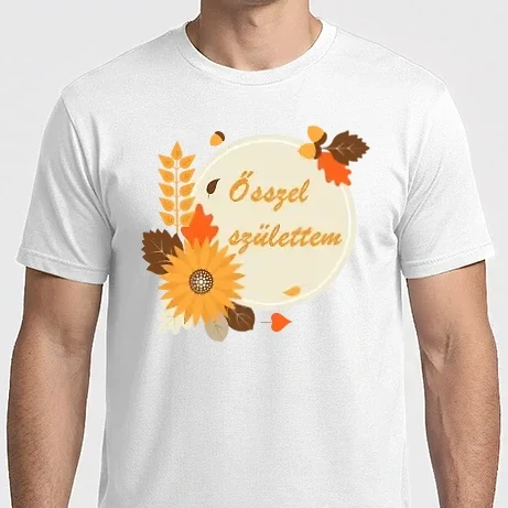 Férfi Imperial póló - Ősszel születtem