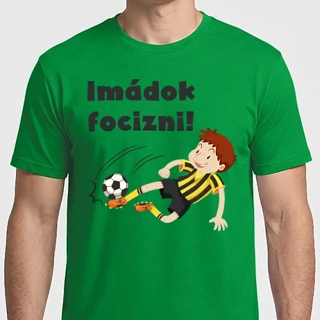 Férfi Imperial póló - Imádok focizni