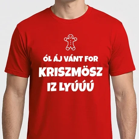 Férfi Imperial póló - All I Want For Christmas