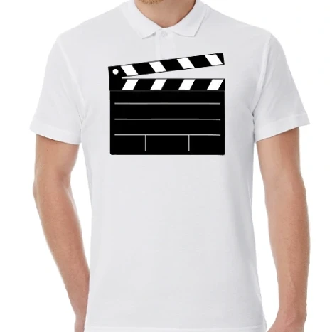 Férfi galléros Póló - Csapó - videósoknak, filmeseknek