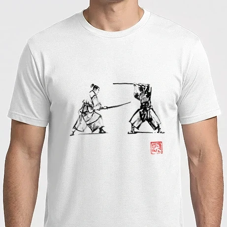 Férfi Imperial póló - 2 samurais