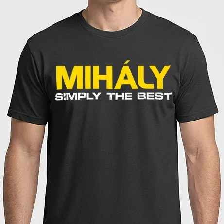 Férfi Imperial póló - Mihály (Egyszerűen a legjobb)