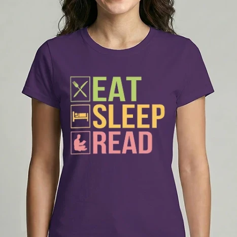 Női Imperial póló - Eat Sleep Read