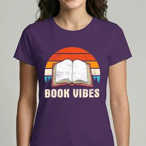 Női Imperial póló - Book Vibes