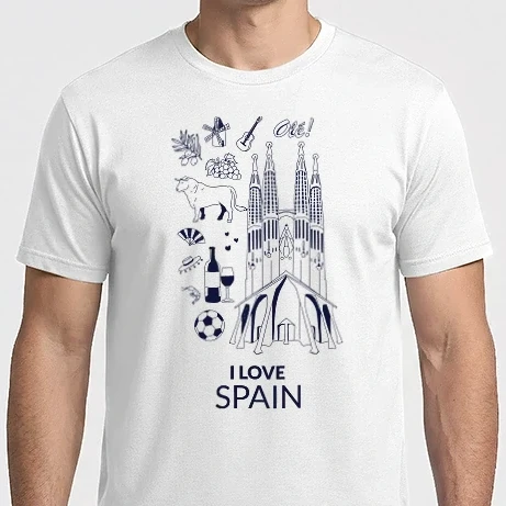Férfi Imperial póló - I LOVE SPAIN