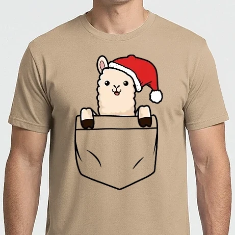 Férfi Imperial póló - Pocket_Lama_01