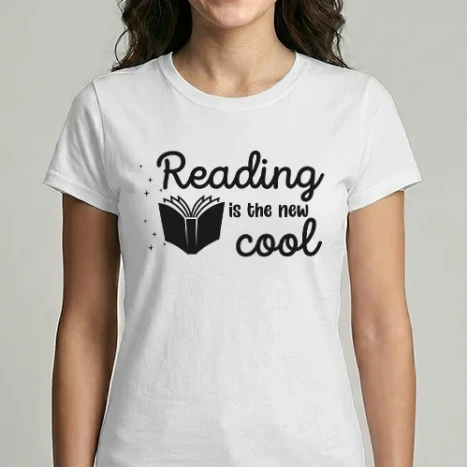Női Imperial póló - Reading is the new Cool