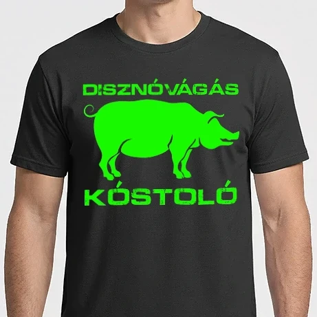 Férfi Imperial póló - Disznóvágás . Kostoló