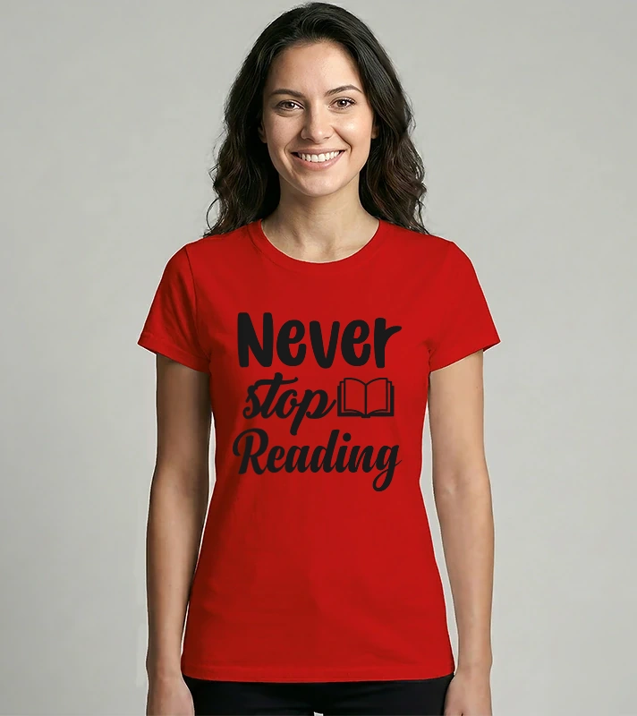 Never stop reading 2 – Női Imperial póló