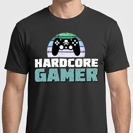 Férfi Imperial póló - Hardcore Gamer