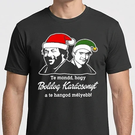 Férfi Imperial póló - Te mondd, hogy Boldog Karácsonyt a te hangod mélyebb