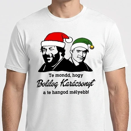 Férfi Imperial póló - Te mondd, hogy Boldog Karácsonyt a te hangod mélyebb
