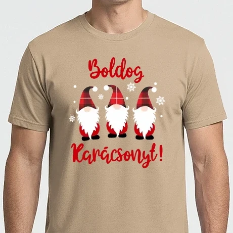 Férfi Imperial póló - Boldog Karácsonyt törpék