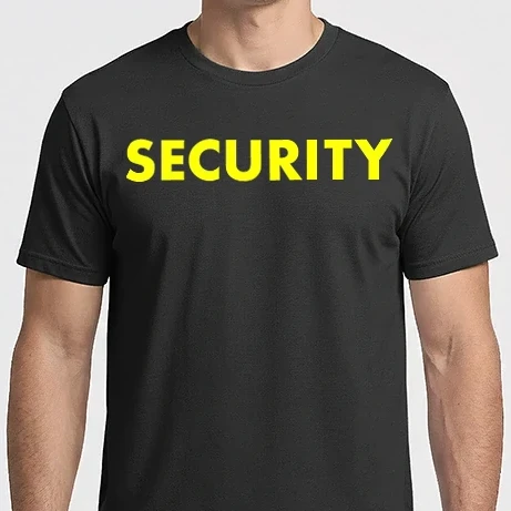 Férfi Imperial póló - Security (sárga)