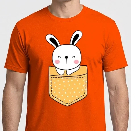 Férfi Imperial póló - Nyuszi zsebminta