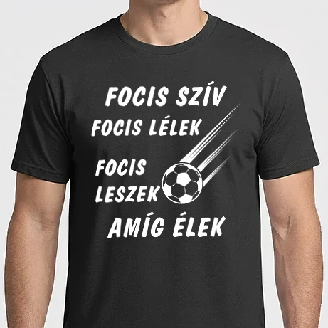 Férfi Imperial póló - Focis szív focis lélek