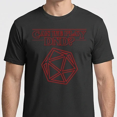 Férfi Imperial póló - Stranger Things DnD