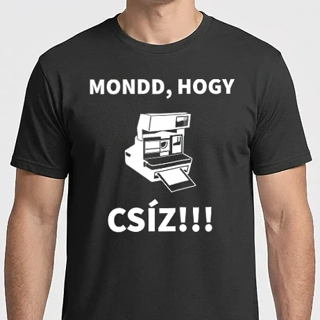 Férfi Imperial póló - Mondd, hogy csíz! - fotós minta