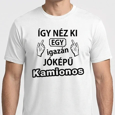 Férfi Imperial póló - Jóképű kamionos