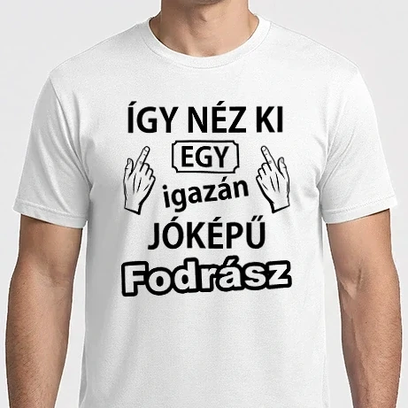 Férfi Imperial póló - Jóképű fodrász