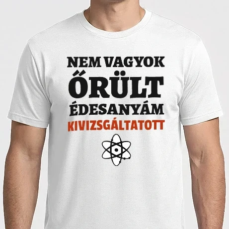 Férfi Imperial póló - Agymenők - nem vagyok őrült