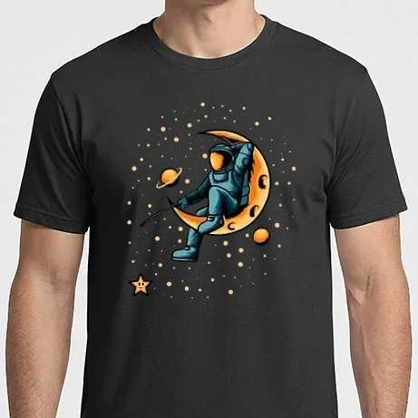 Férfi Imperial póló - Űrhajós horgászat 