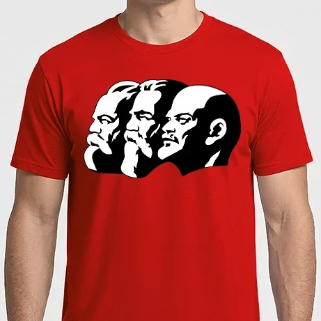 Férfi Imperial póló - LENIN MARX ENGELS