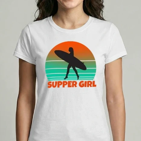 Női Imperial póló - SUPPER GIRL